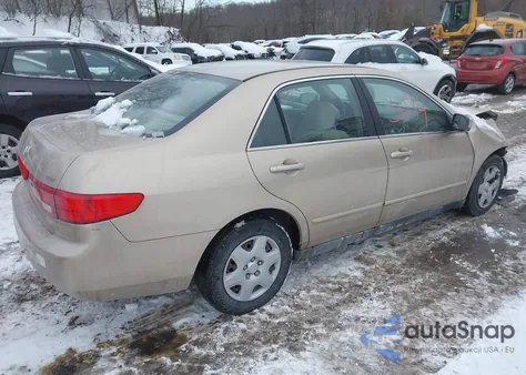 2005 Honda Accord 2.4 Lx из США, поврежденный, VIN 1HGCM56445A153136